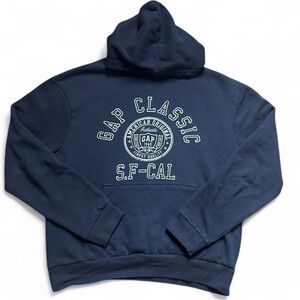 Navy Gap Hoodie. Size Medium